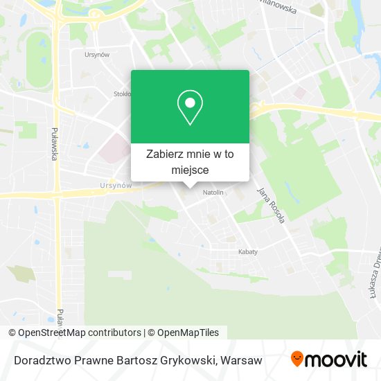 Mapa Doradztwo Prawne Bartosz Grykowski