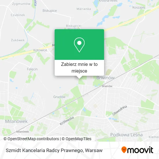Mapa Szmidt Kancelaria Radcy Prawnego