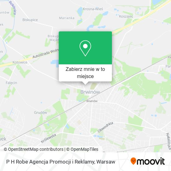 Mapa P H Robe Agencja Promocji i Reklamy