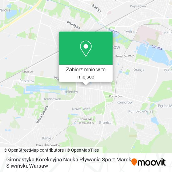 Mapa Gimnastyka Korekcyjna Nauka Pływania Sport Marek Śliwiński