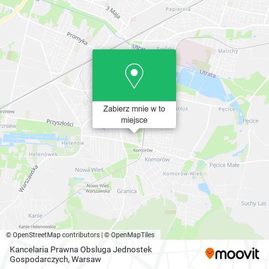 Mapa Kancelaria Prawna Obsluga Jednostek Gospodarczych