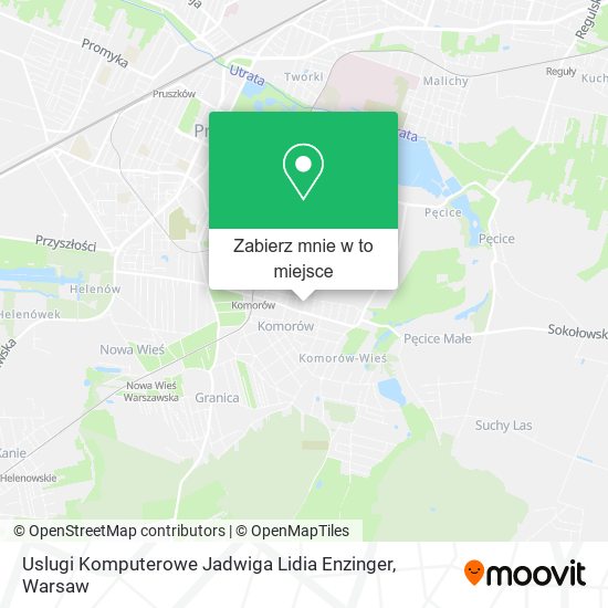 Mapa Uslugi Komputerowe Jadwiga Lidia Enzinger