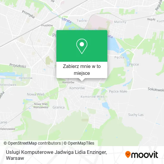 Mapa Uslugi Komputerowe Jadwiga Lidia Enzinger