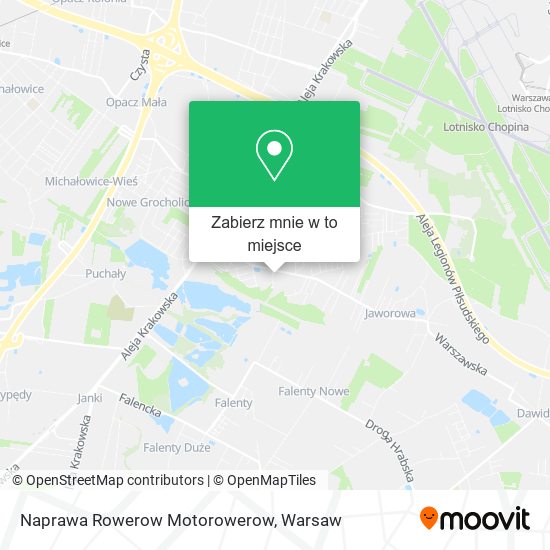 Mapa Naprawa Rowerow Motorowerow