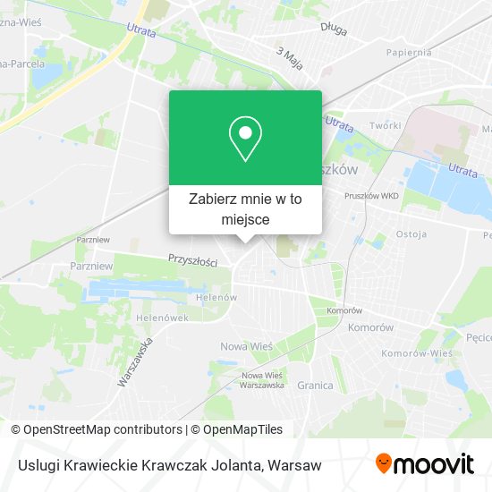 Mapa Uslugi Krawieckie Krawczak Jolanta