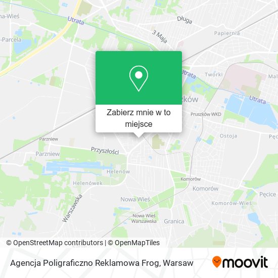 Mapa Agencja Poligraficzno Reklamowa Frog