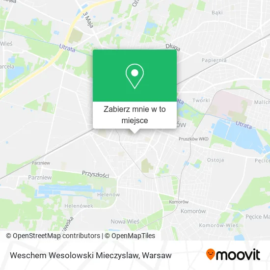 Mapa Weschem Wesolowski Mieczyslaw