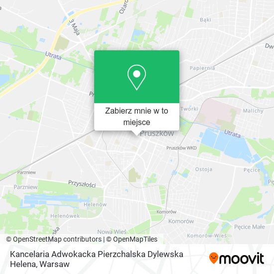 Mapa Kancelaria Adwokacka Pierzchalska Dylewska Helena