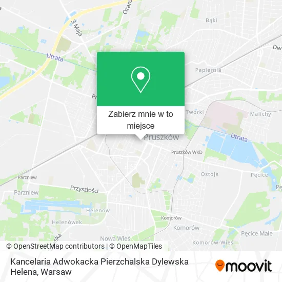 Mapa Kancelaria Adwokacka Pierzchalska Dylewska Helena