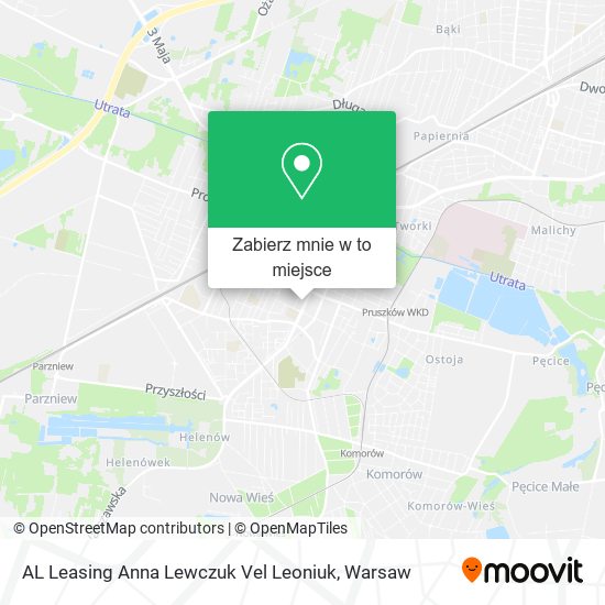 Mapa AL Leasing Anna Lewczuk Vel Leoniuk