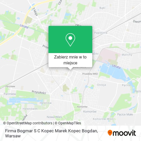 Mapa Firma Bogmar S C Kopec Marek Kopec Bogdan