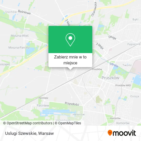 Mapa Uslugi Szewskie