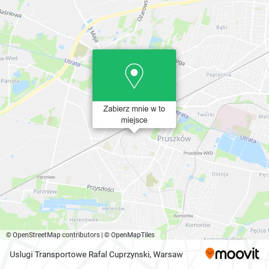 Mapa Uslugi Transportowe Rafal Cuprzynski