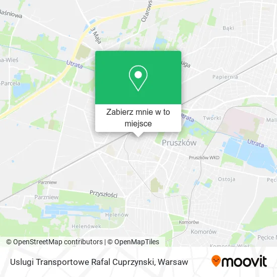 Mapa Uslugi Transportowe Rafal Cuprzynski