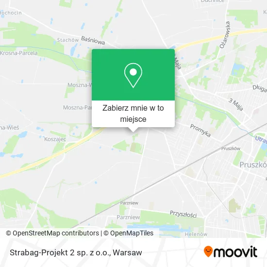 Mapa Strabag-Projekt 2 sp. z o.o.