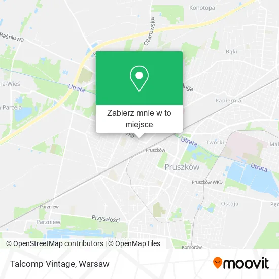 Mapa Talcomp Vintage