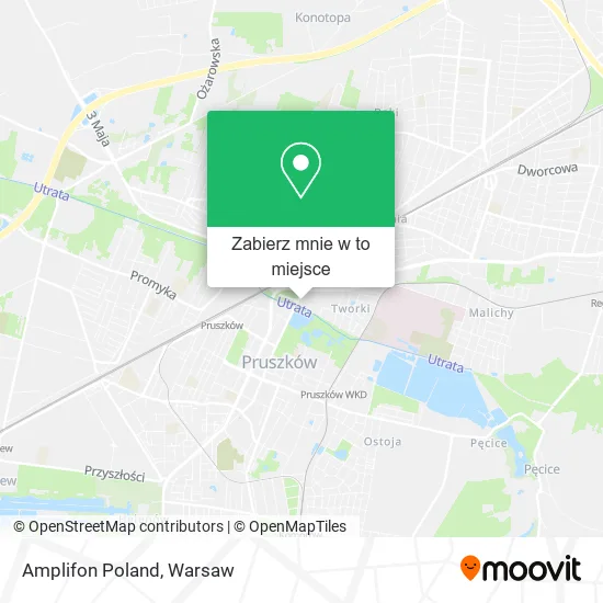 Mapa Amplifon Poland