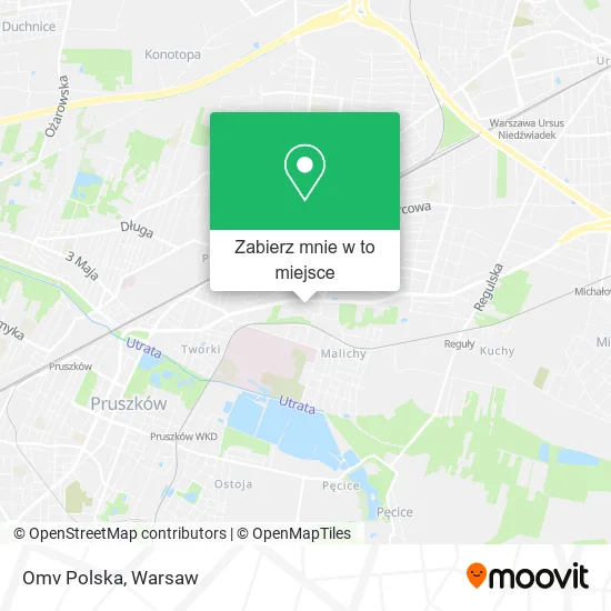 Mapa Omv Polska