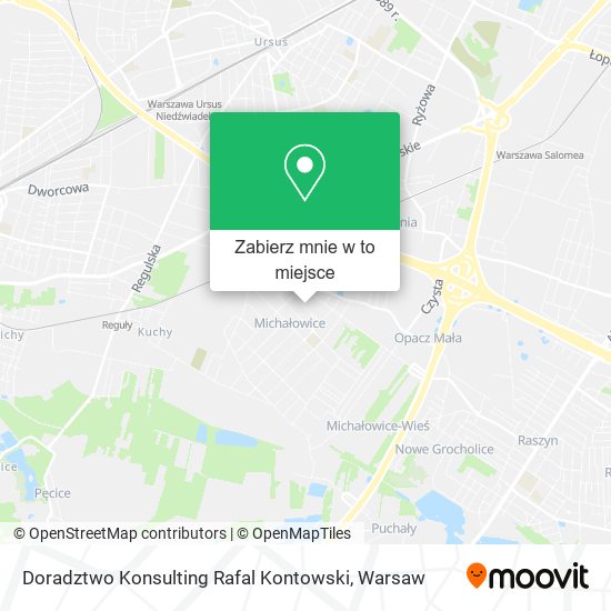 Mapa Doradztwo Konsulting Rafal Kontowski