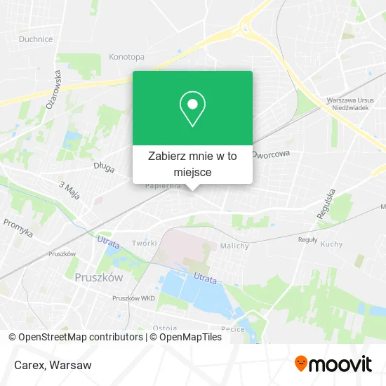 Mapa Carex