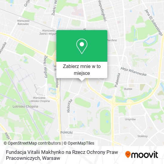 Mapa Fundacja Vitalii Makhynko na Rzecz Ochrony Praw Pracowniczych