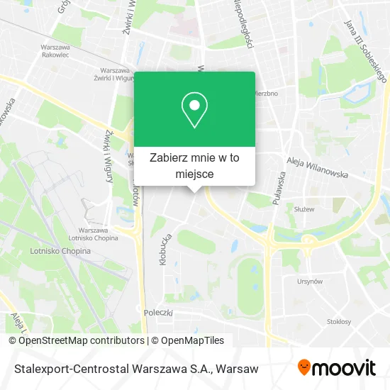 Mapa Stalexport-Centrostal Warszawa S.A.