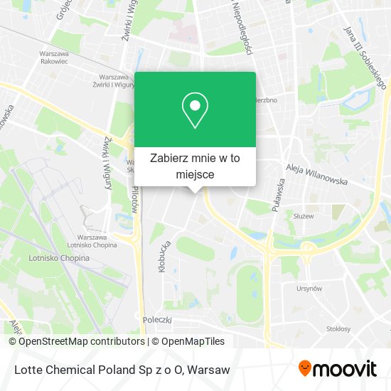 Mapa Lotte Chemical Poland Sp z o O