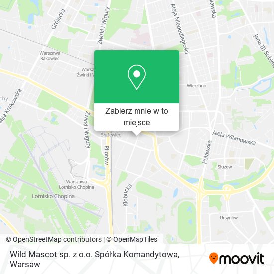 Mapa Wild Mascot sp. z o.o. Spółka Komandytowa