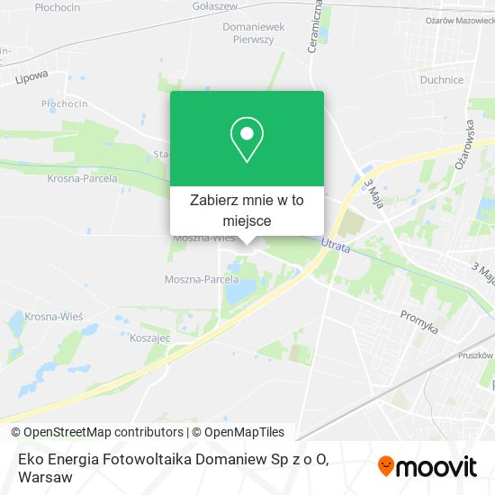 Mapa Eko Energia Fotowoltaika Domaniew Sp z o O