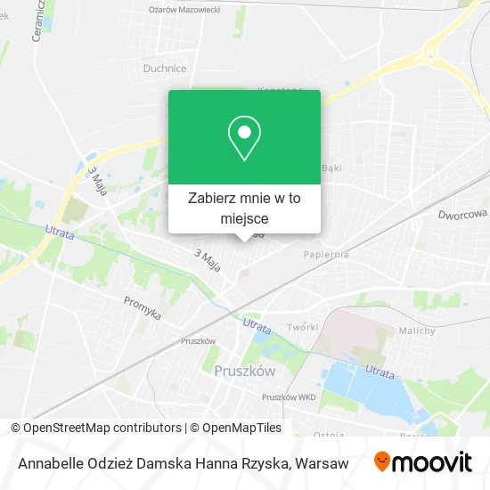 Mapa Annabelle Odzież Damska Hanna Rzyska