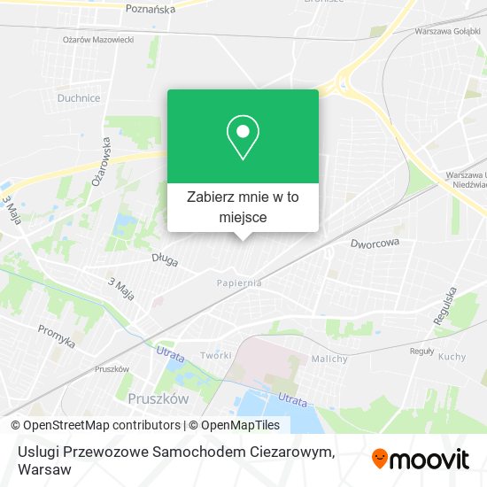 Mapa Uslugi Przewozowe Samochodem Ciezarowym