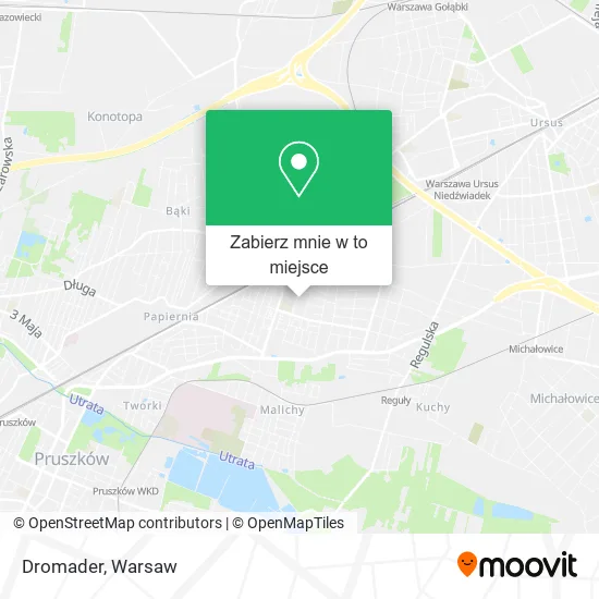 Mapa Dromader