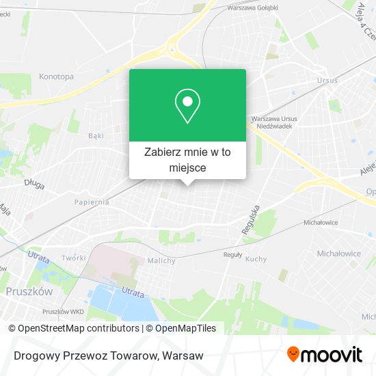 Mapa Drogowy Przewoz Towarow