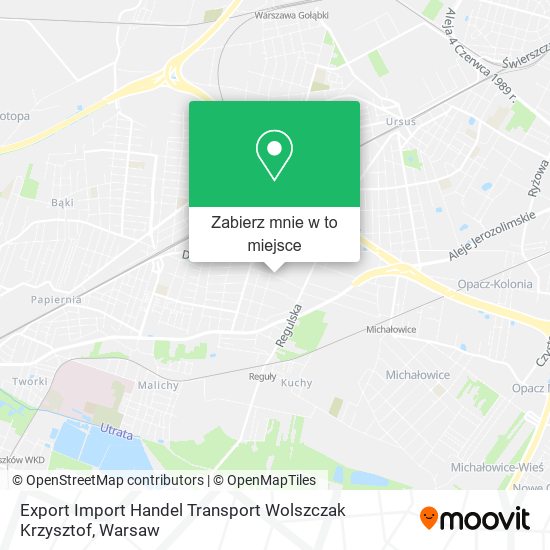 Mapa Export Import Handel Transport Wolszczak Krzysztof