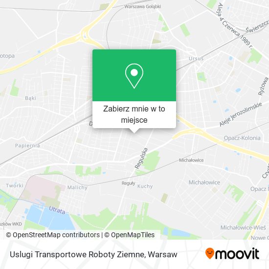 Mapa Uslugi Transportowe Roboty Ziemne