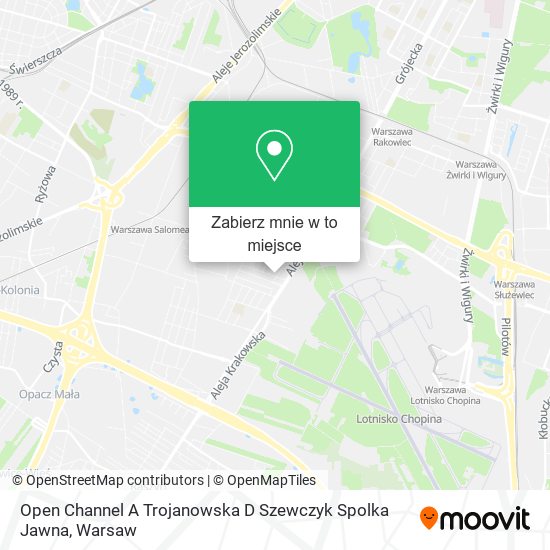 Mapa Open Channel A Trojanowska D Szewczyk Spolka Jawna