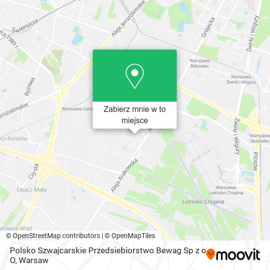 Mapa Polsko Szwajcarskie Przedsiebiorstwo Bewag Sp z o O