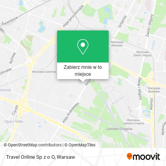 Mapa Travel Online Sp z o O