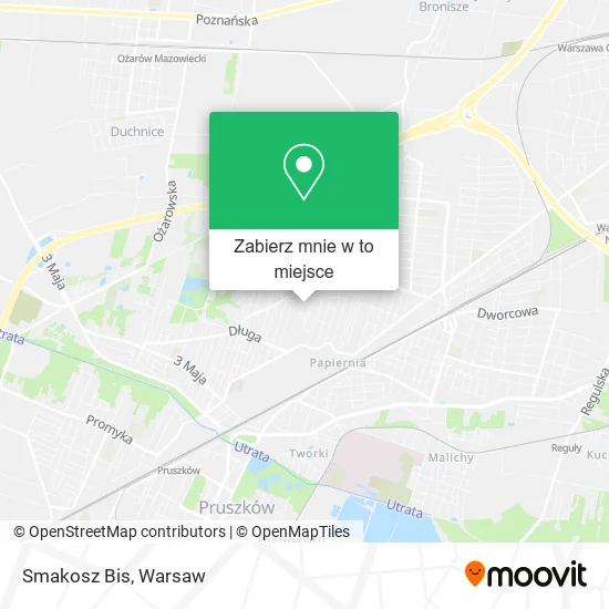 Mapa Smakosz Bis