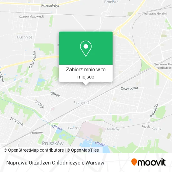 Mapa Naprawa Urzadzen Chlodniczych