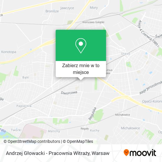 Mapa Andrzej Głowacki - Pracownia Witraży