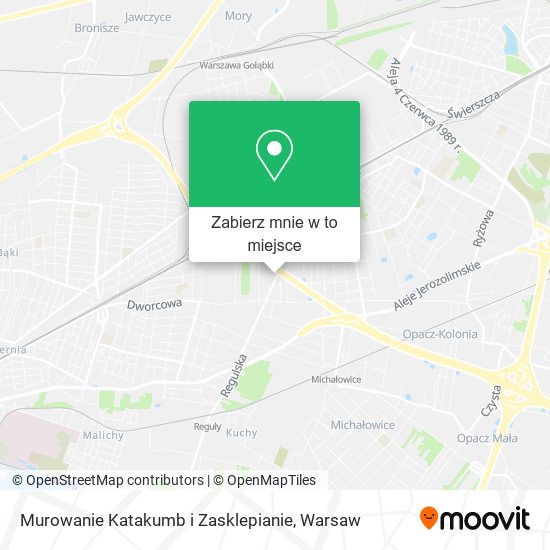 Mapa Murowanie Katakumb i Zasklepianie