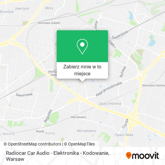 Mapa Radiocar Car Audio - Elektronika - Kodowanie