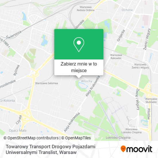 Mapa Towarowy Transport Drogowy Pojazdami Uniwersalnymi Translist