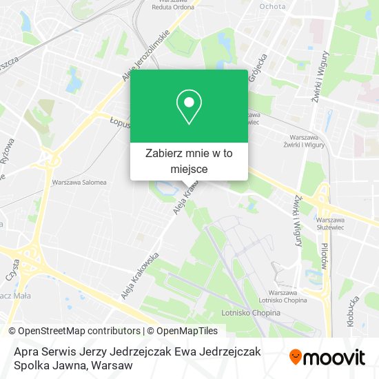 Mapa Apra Serwis Jerzy Jedrzejczak Ewa Jedrzejczak Spolka Jawna