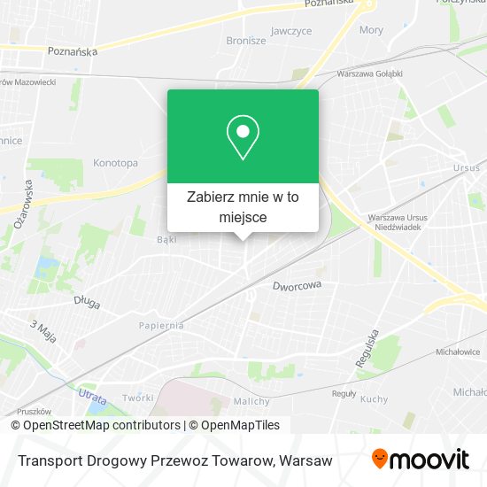 Mapa Transport Drogowy Przewoz Towarow