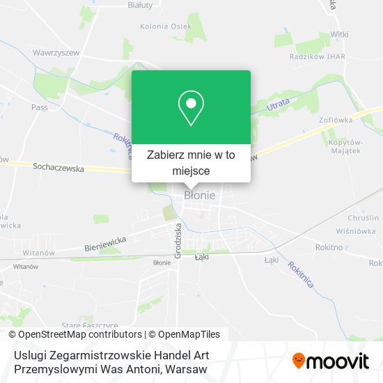 Mapa Uslugi Zegarmistrzowskie Handel Art Przemyslowymi Was Antoni