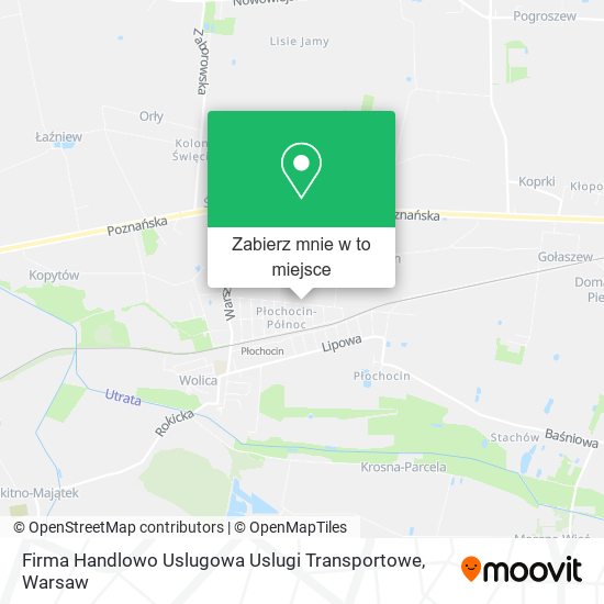 Mapa Firma Handlowo Uslugowa Uslugi Transportowe