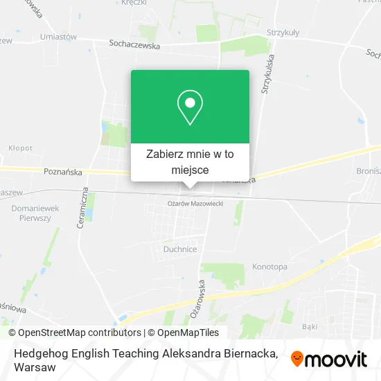 Mapa Hedgehog English Teaching Aleksandra Biernacka