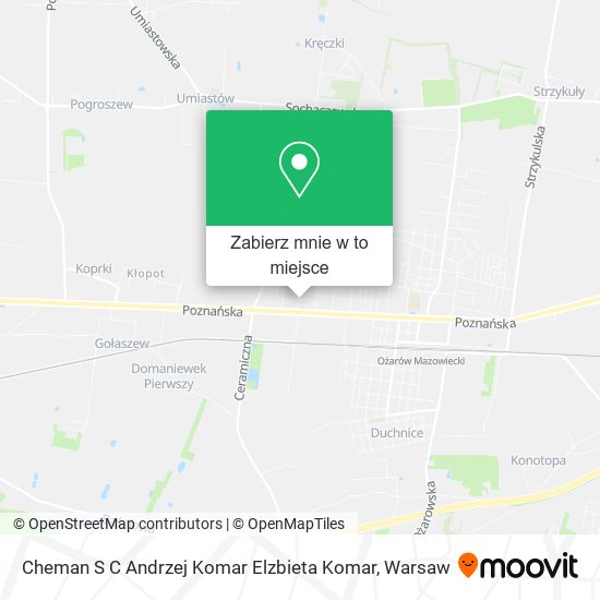 Mapa Cheman S C Andrzej Komar Elzbieta Komar